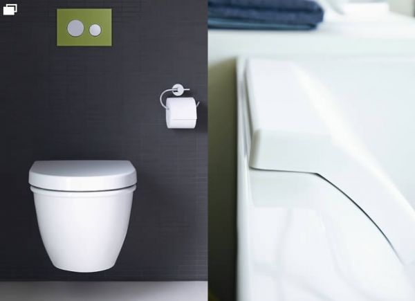 WC e il bidet della collezione Duravit Darling New